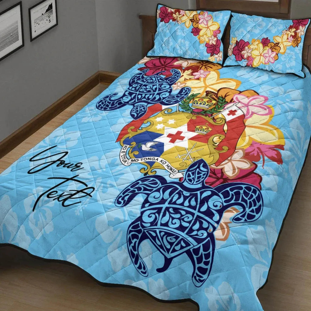 Tonga Custom Personalised Quilt Bed Set - Tropical Style