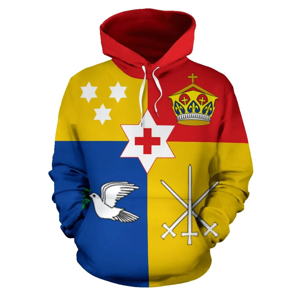 Tonga Hoodie - Tonga Coat Of Arms Color