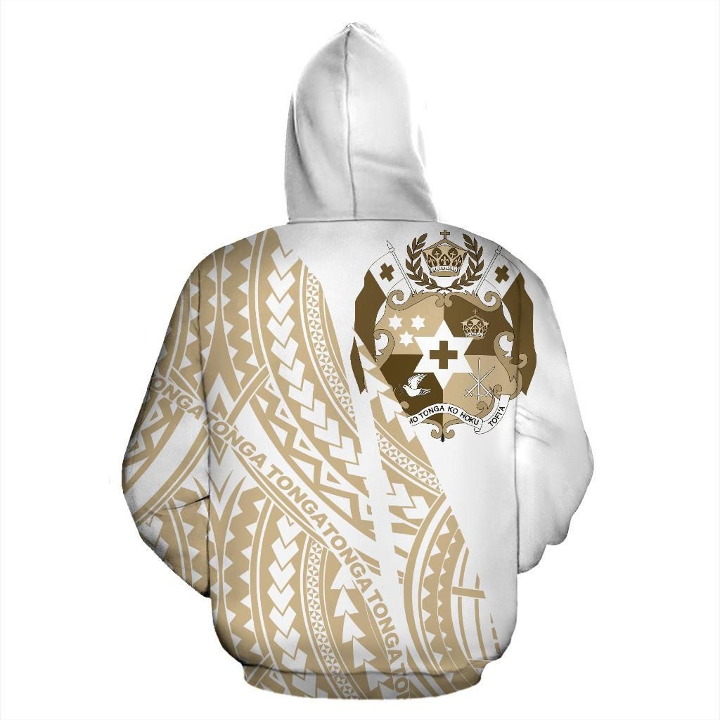 Tonga Hoodie - Tonga Coat Of Arms Parttern
