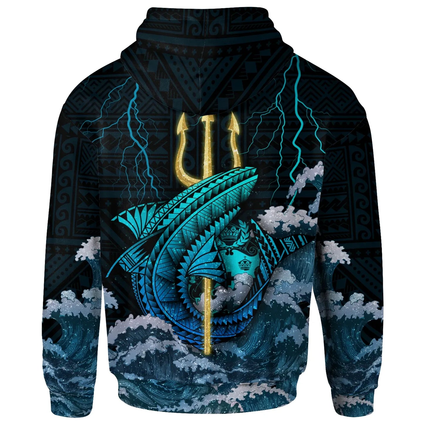 Tonga Hoodie - Trident Thunder Shark