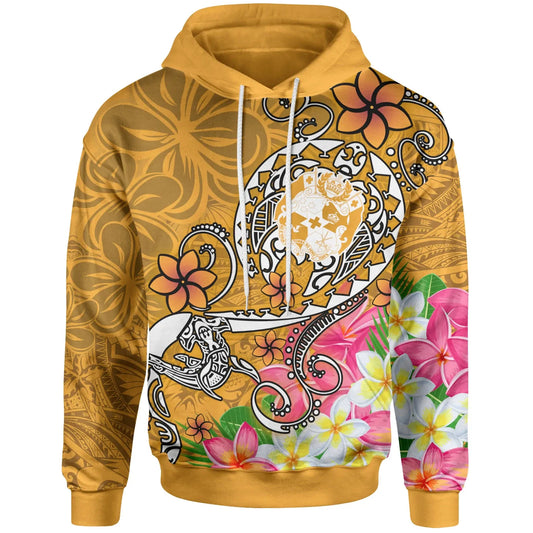 Tonga Hoodie - Turtle Plumeria (GOLD)