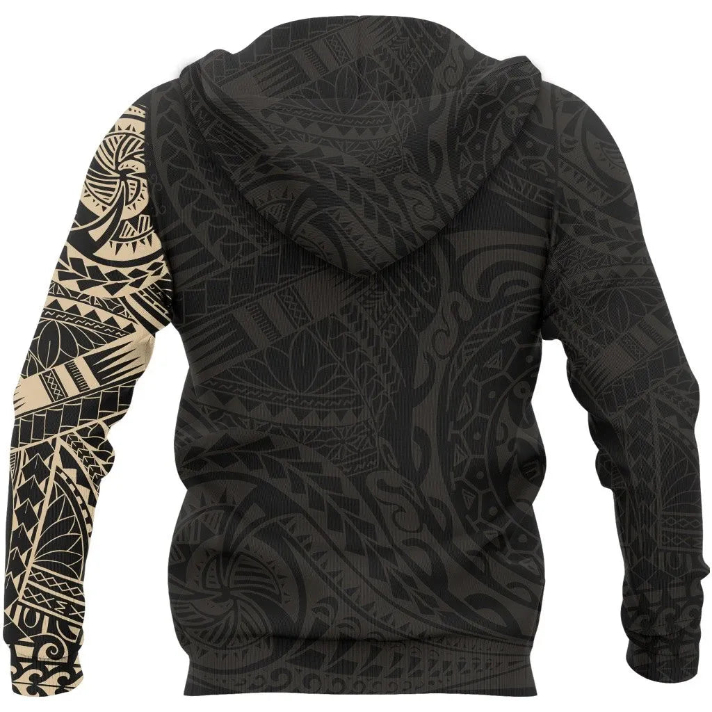 Tonga Hoodie - Tonga Coat Of Arms Polynesian Tattoo Style New Update