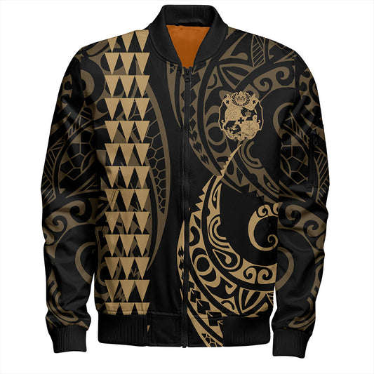 Tonga Bomber Jacket Kakau Style Ver.1