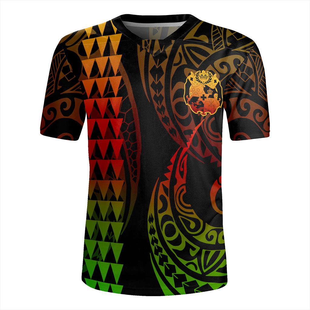 Tonga Rugby Jersey Kakau Style