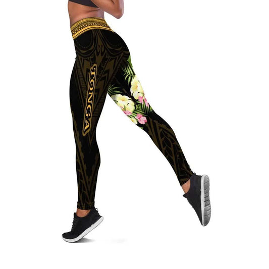 Tonga Legging - Polynesian Gold Patterns Collection