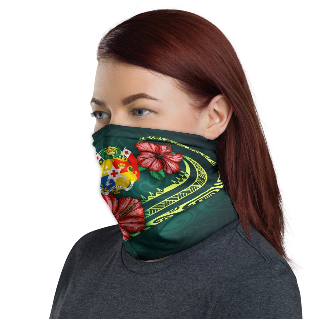 Tonga Neck Gaiter - Hibiscus With Seal