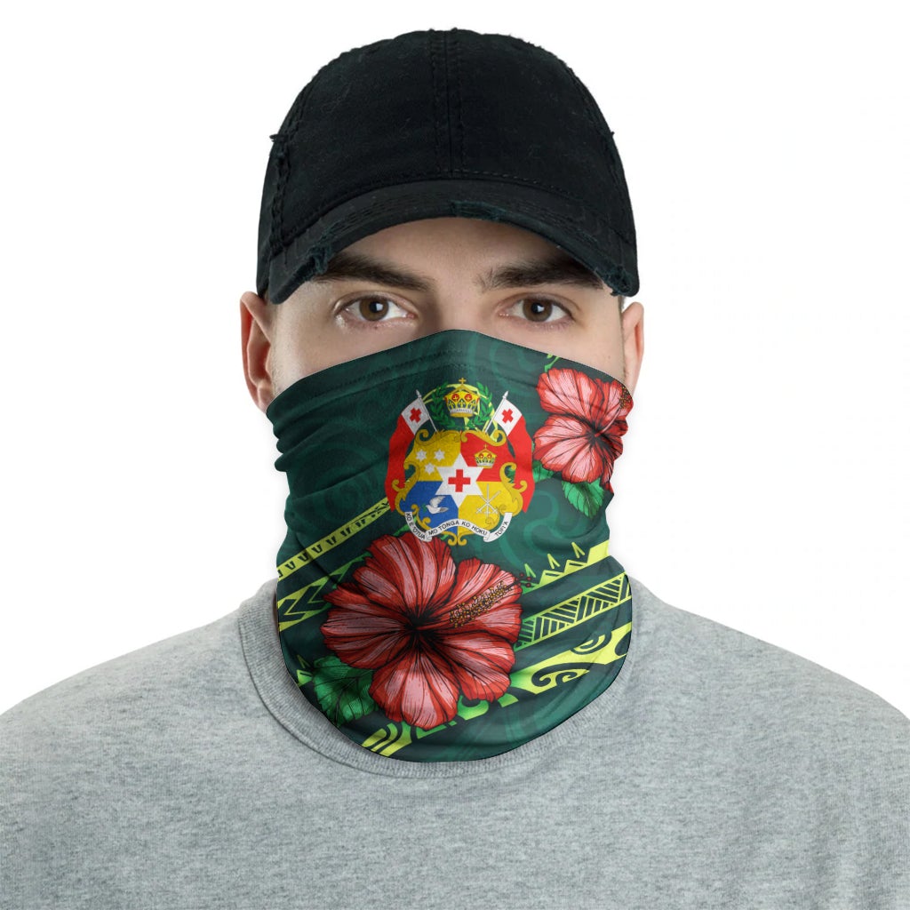 Tonga Neck Gaiter - Hibiscus With Seal