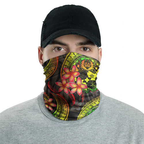 Tonga Neck Gaiter - Plumeria Reggae