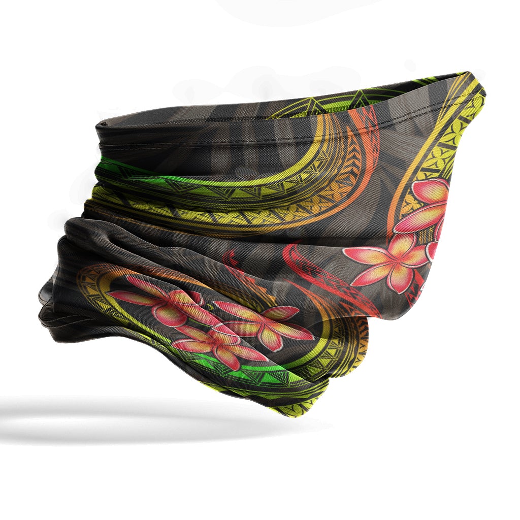 Tonga Neck Gaiter - Plumeria Reggae
