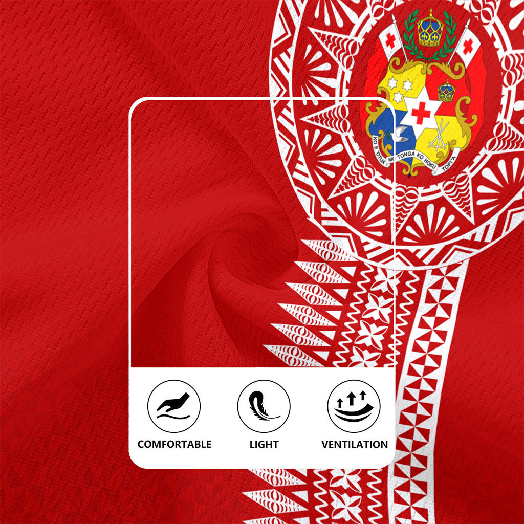 Tonga Rugby Jersey Ngatu Tribal Pattern