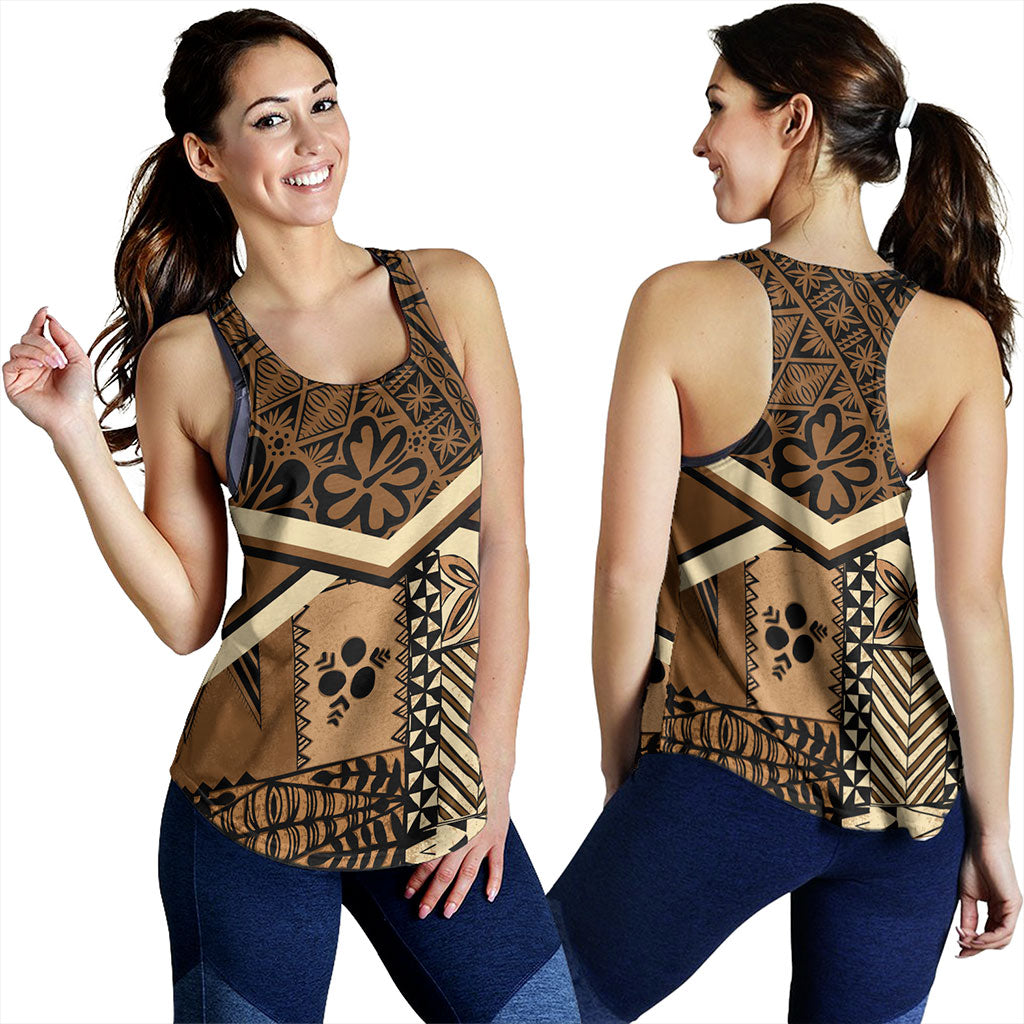 Tonga Women Tank Ngatu Pattern Siapo