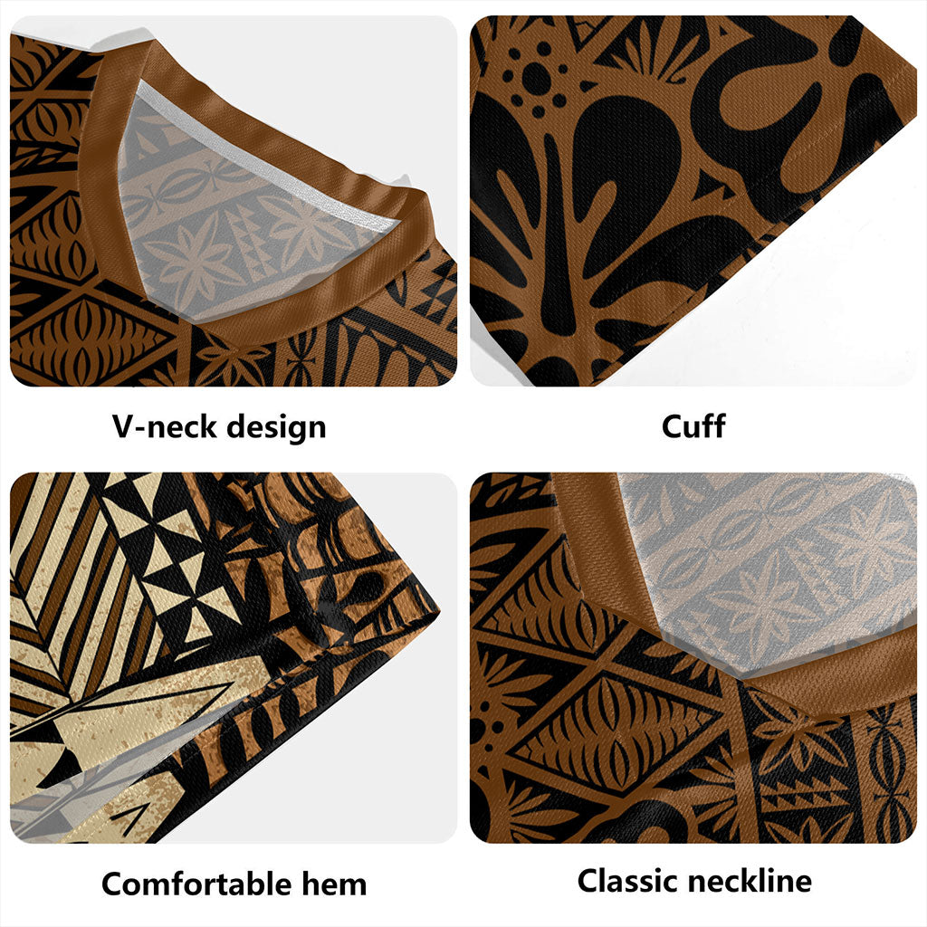 Tonga Rugby Jersey Ngatu Pattern Siapo