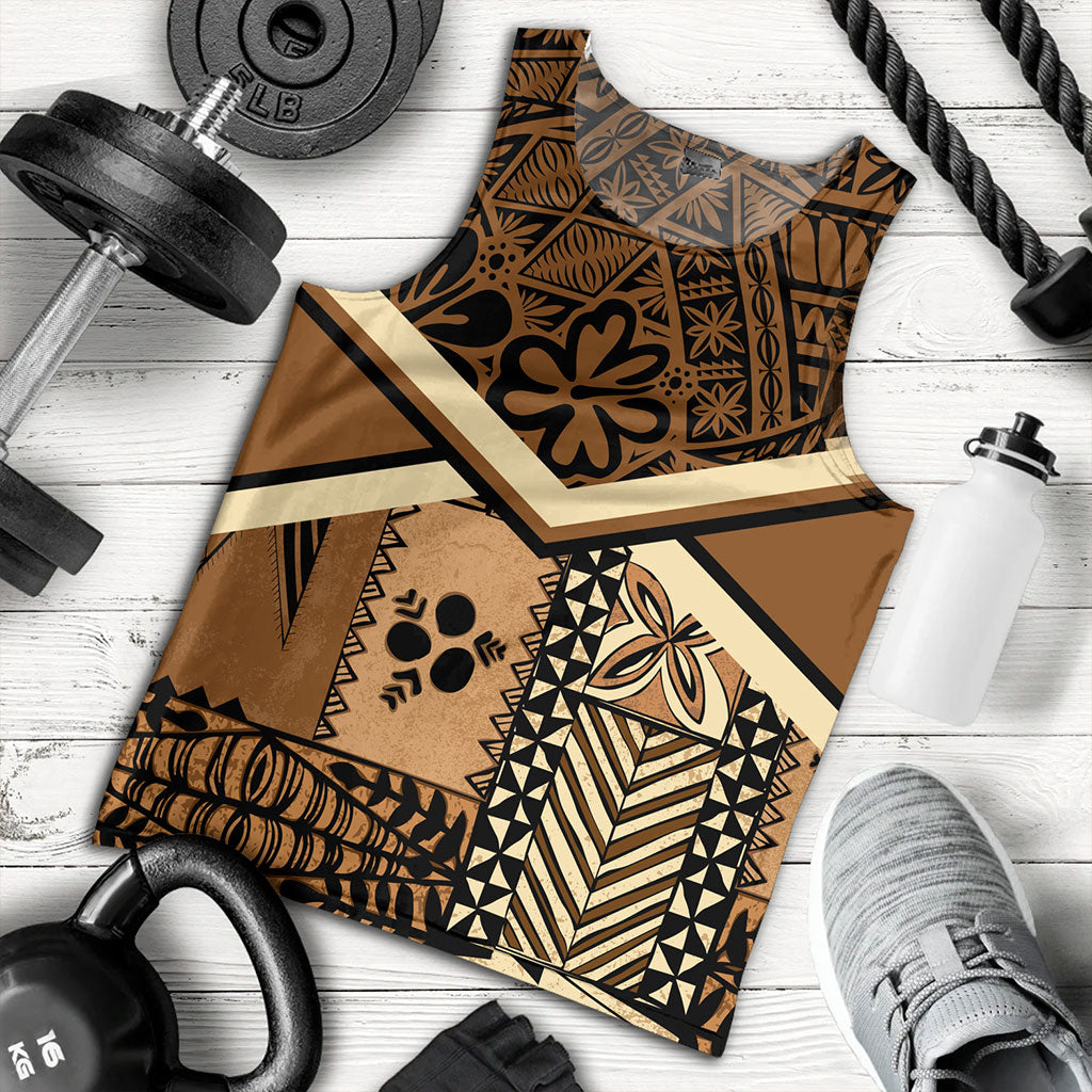 Tonga Tank Top Ngatu Pattern Siapo
