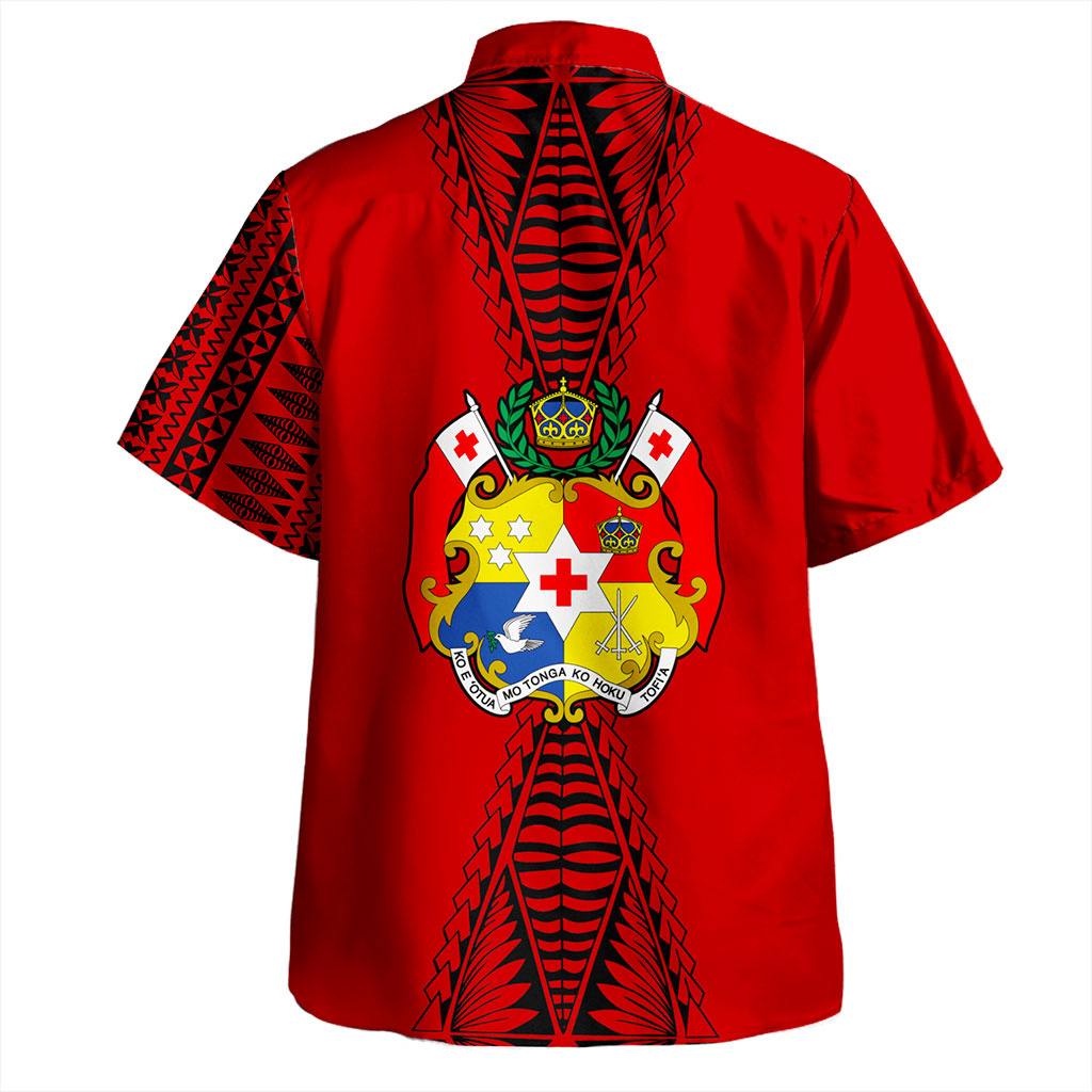 Tonga Hawaiian Shirt Tattoo Ngatu Pattern Style