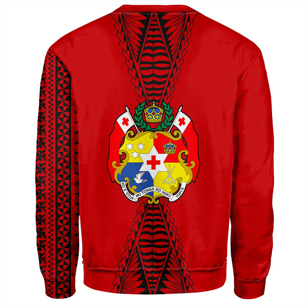 Tonga Sweatshirt Tattoo Ngatu Pattern Style