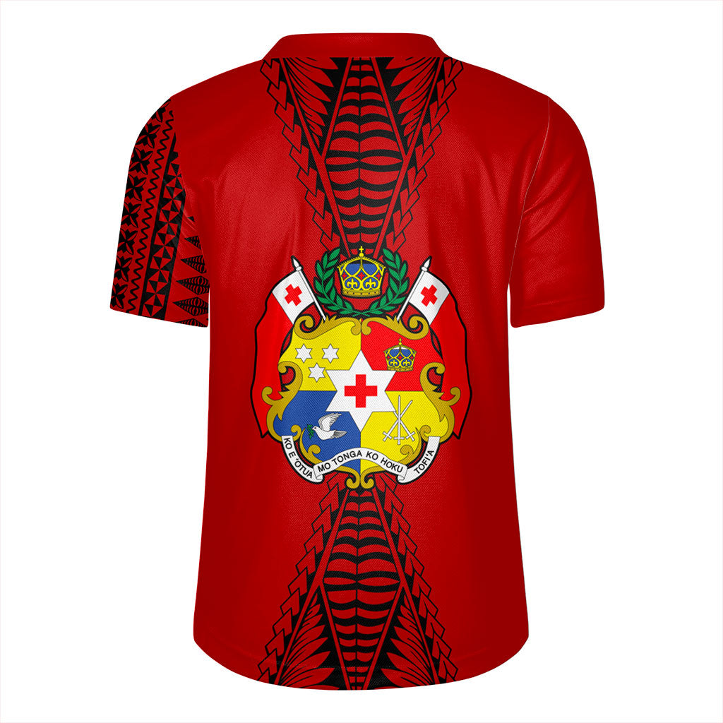 Tonga Rugby Jersey Tattoo Ngatu Pattern Style