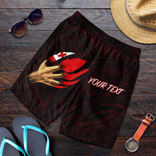 Tonga Personalised Men Short - Tonga In Me (Red)