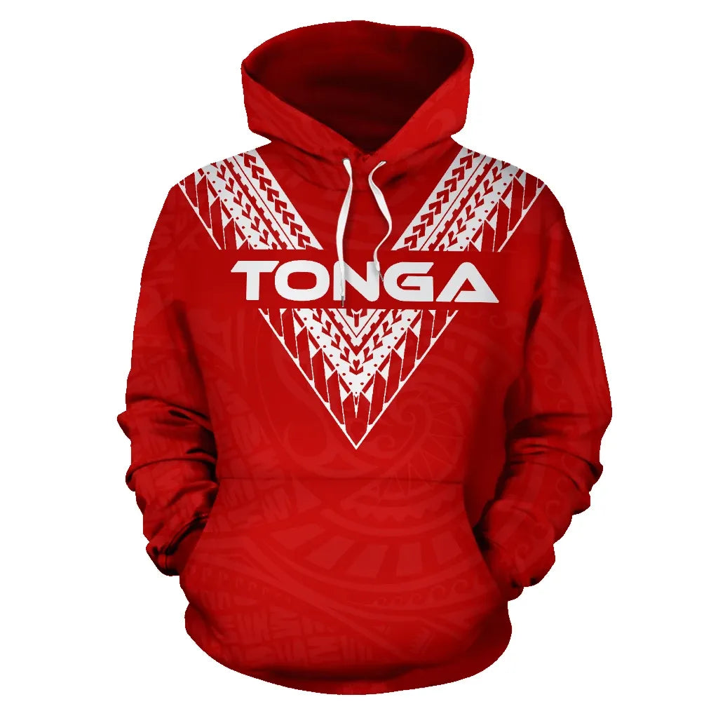 Tonga Polynesian All Over Hoodie