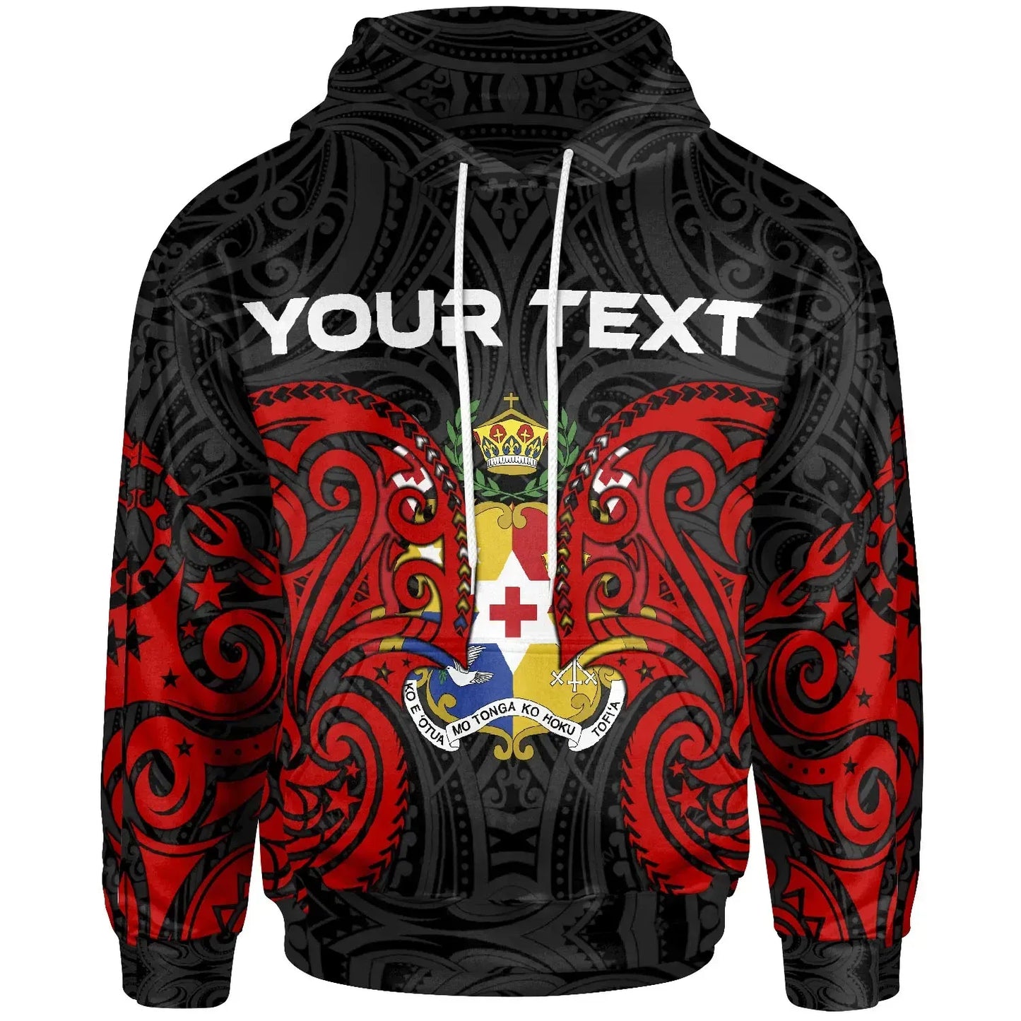 Tonga Polynesian Custom Personalised Hoodie - Tongan Spirit
