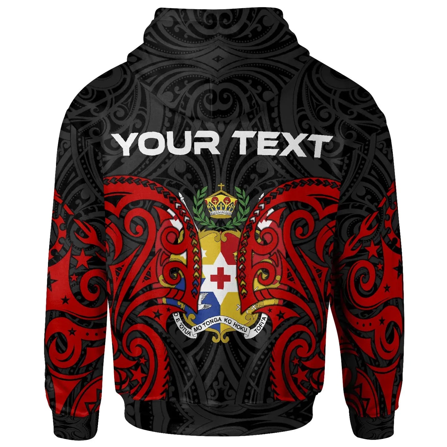 Tonga Polynesian Custom Personalised Hoodie - Tongan Spirit