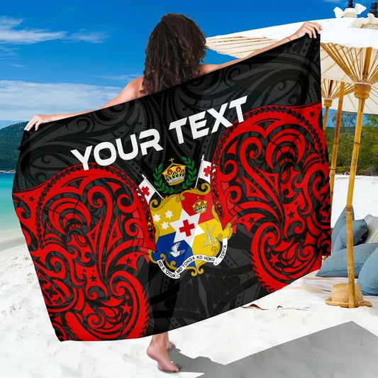 Tonga Polynesian Custom Personalised Sarong - Tongan Spirit