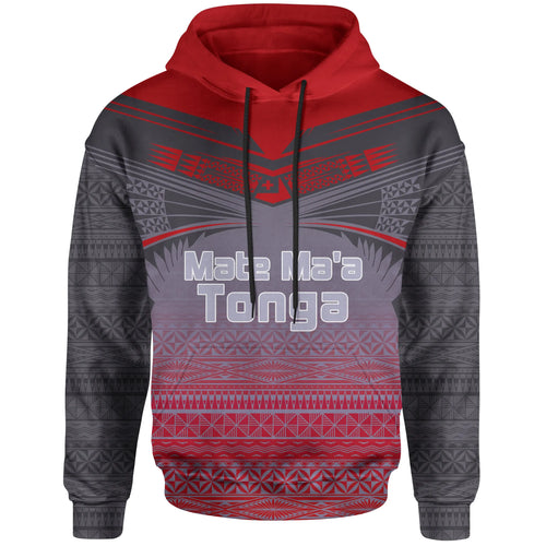 Tonga Polynesian Hoodie - Grey Tattoo