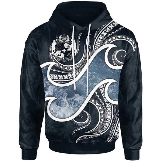 Tonga Polynesian Hoodie - Ocean Style