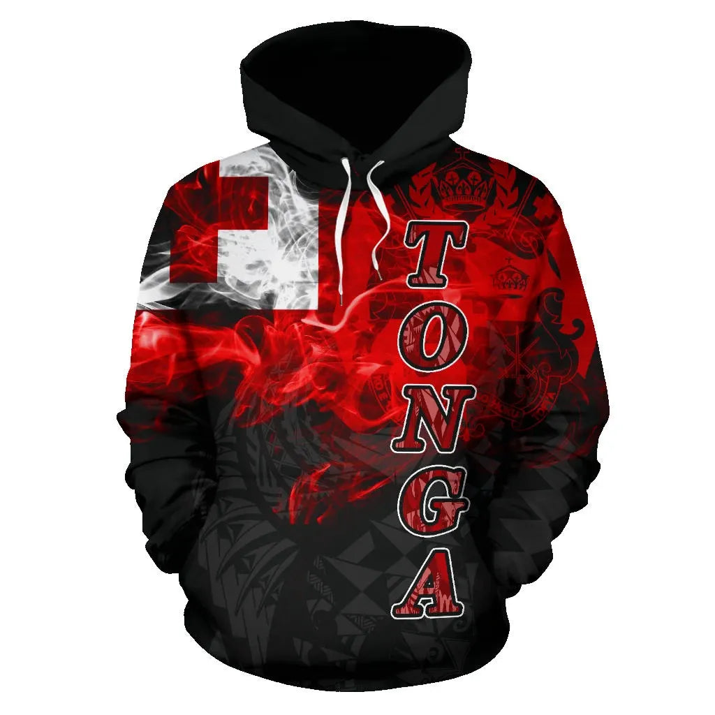 Tonga Polynesian Hoodie - Smoking Style