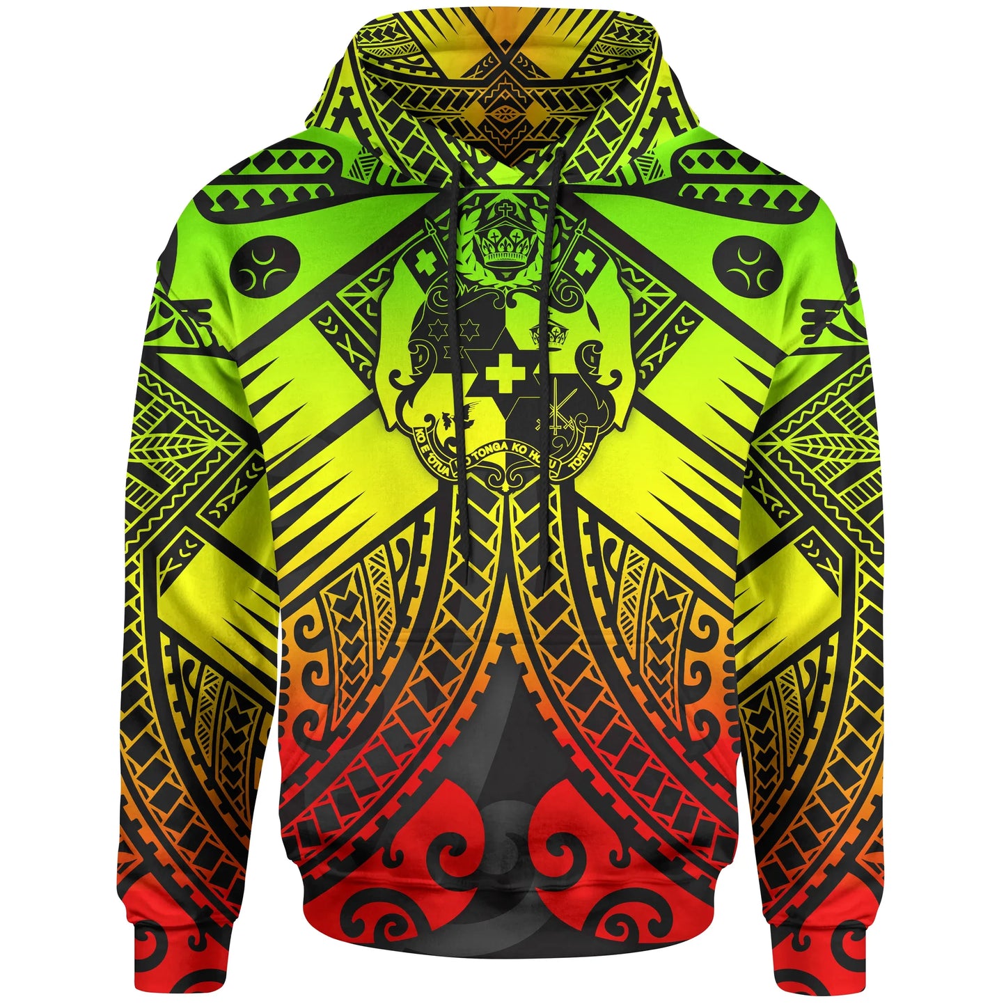Tonga Polynesian Hoodie - Tonga Reggae Seal with Polynesian tattoo