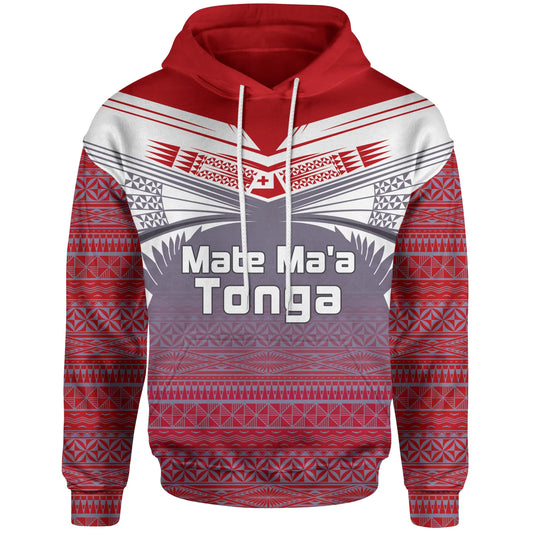Tonga Polynesian Hoodie - White Tattoo