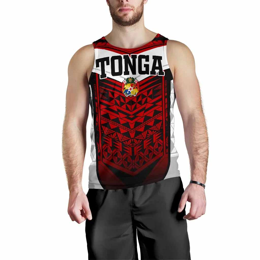 Tonga Polynesian Men Tank Top - Tongan Pattern