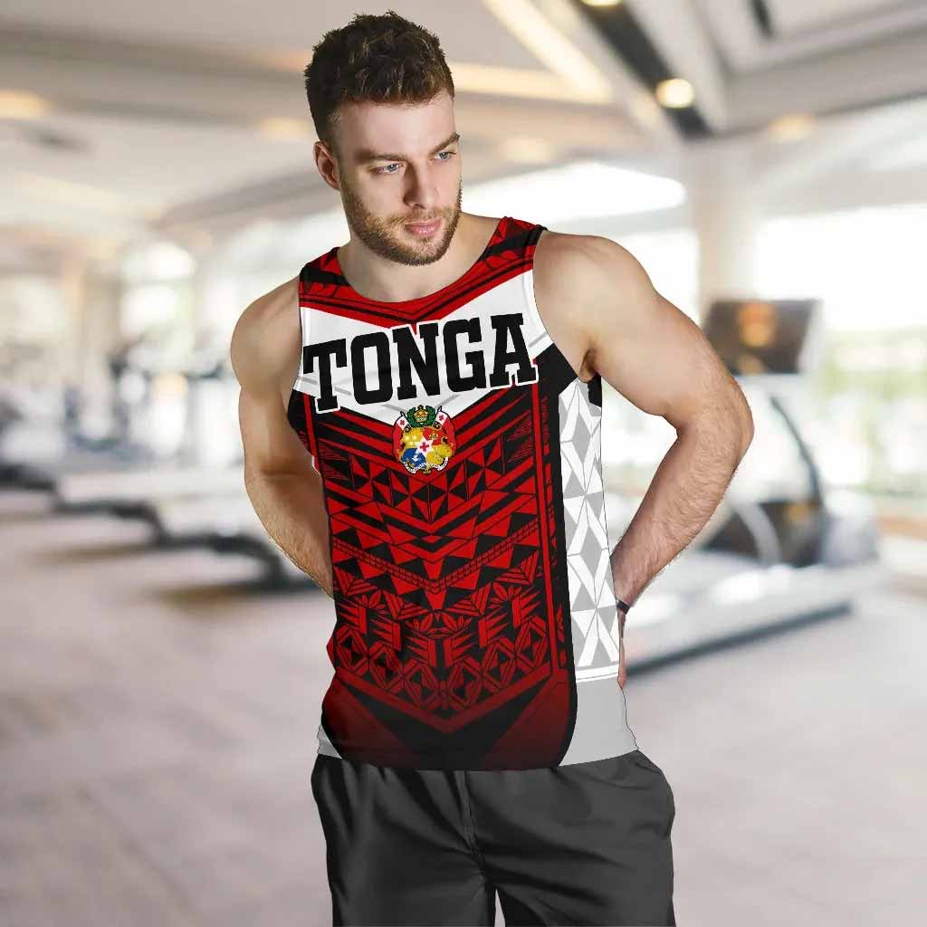 Tonga Polynesian Men Tank Top - Tongan Pattern