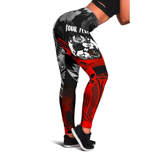 Tonga Polynesian Personalised Legging - Vintage Polynesian Style