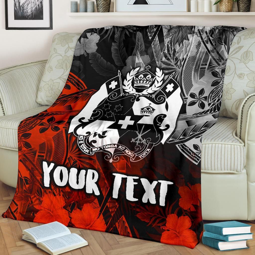 Tonga Polynesian Personalised Premium Blanket - Vintage Polynesian Style