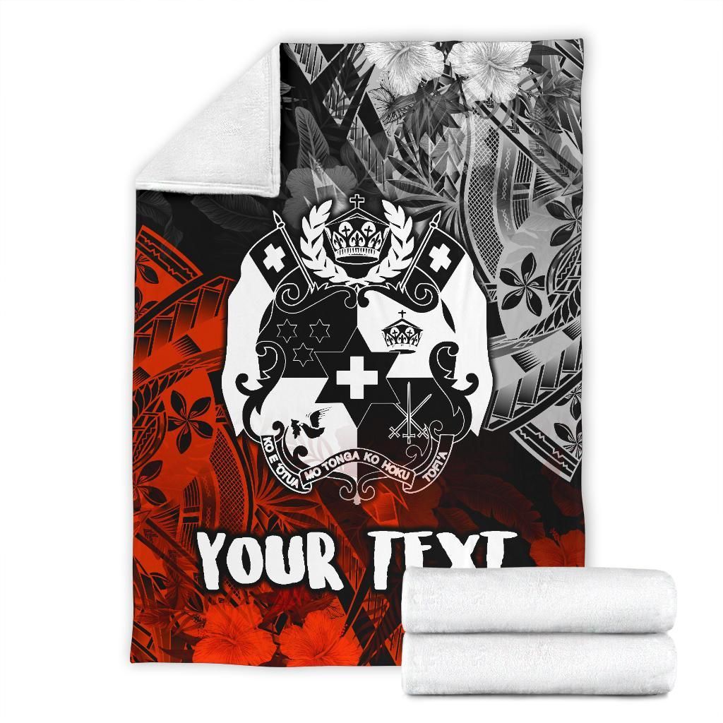 Tonga Polynesian Personalised Premium Blanket - Vintage Polynesian Style