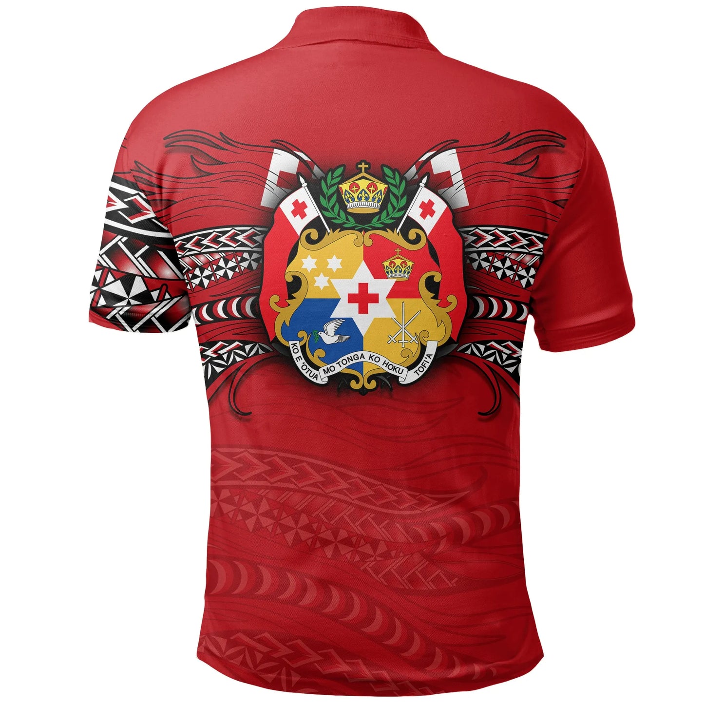 Tonga Polynesian Polo Shirt - Tongan Pride Lion