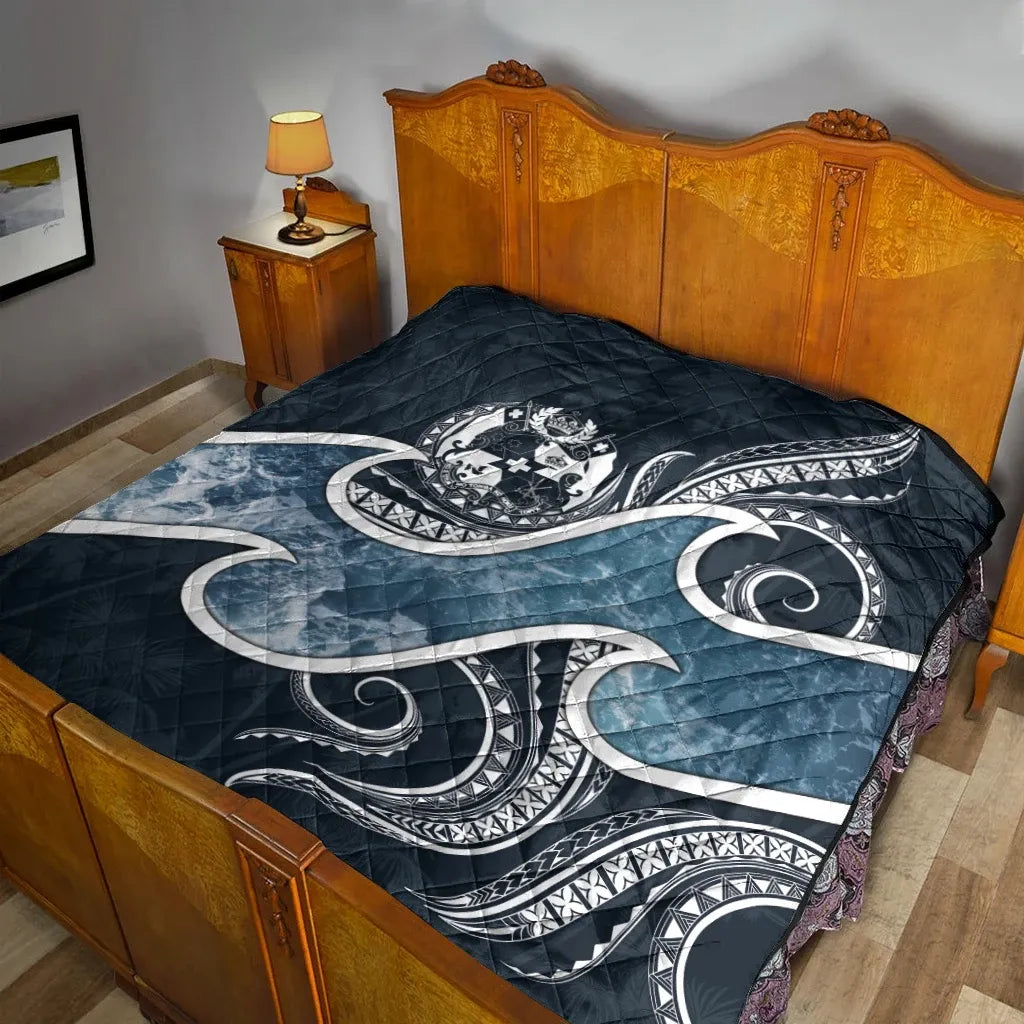 Tonga Polynesian Premium Quilt - Ocean Style