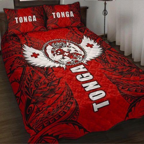 Tonga Polynesian Quilt Bed Set - Tonga Wings