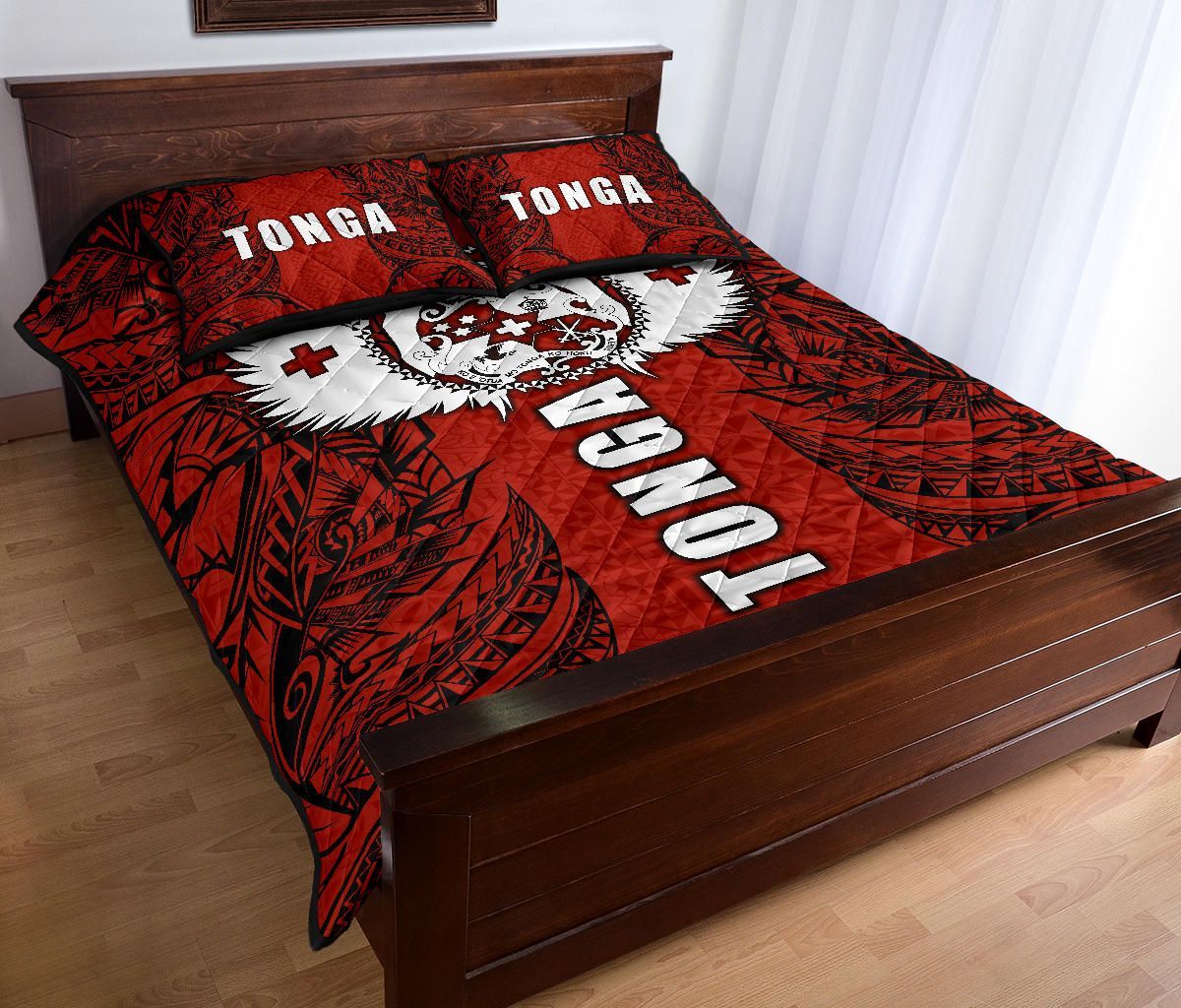 Tonga Polynesian Quilt Bed Set - Tonga Wings