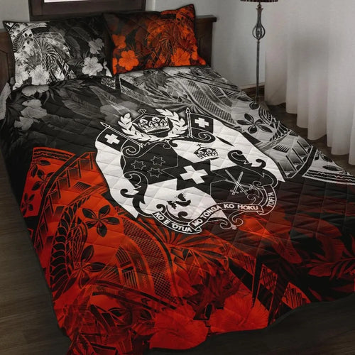 Tonga Polynesian Quilt Bed Set - Vintage Polynesian Style25