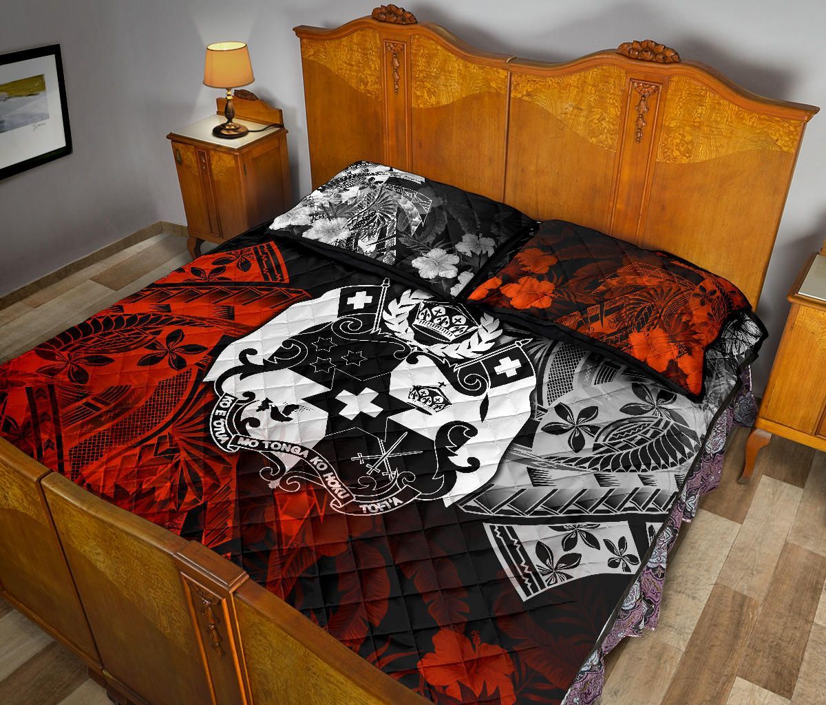 Tonga Polynesian Quilt Bed Set - Vintage Polynesian Style25