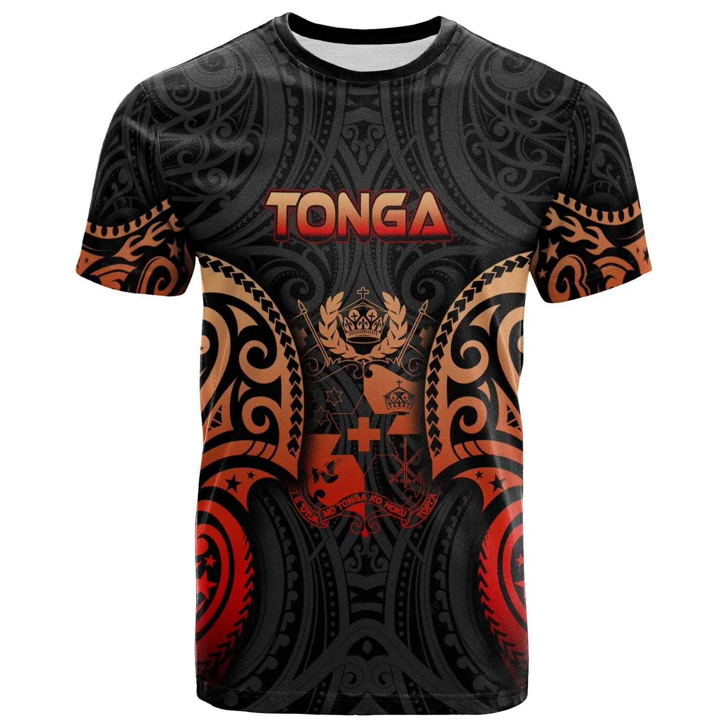 Tonga Polynesian T-Shirt - Spirit Red Version