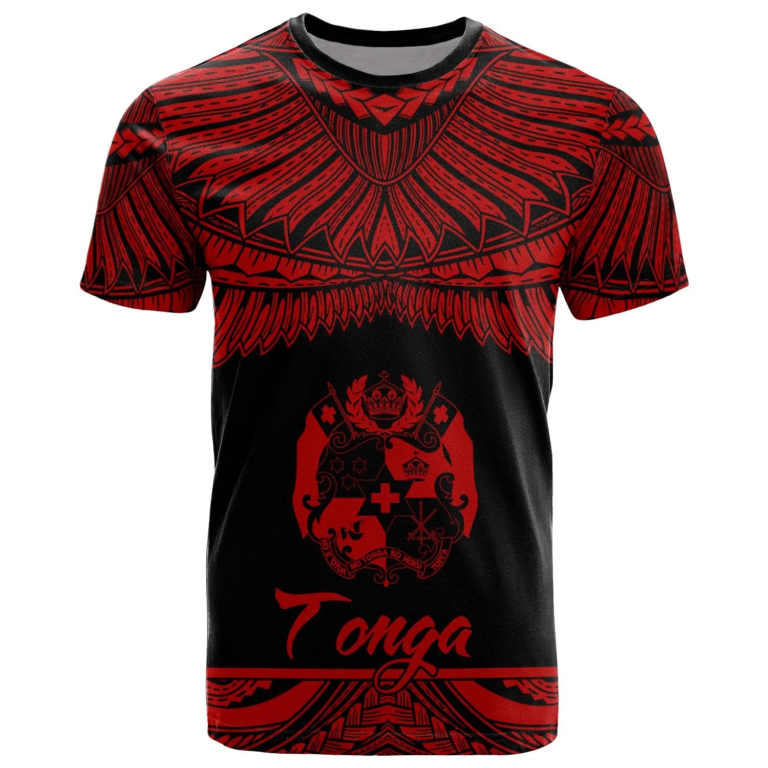 Tonga Polynesian T-Shirt - Tongan Pride Red Version