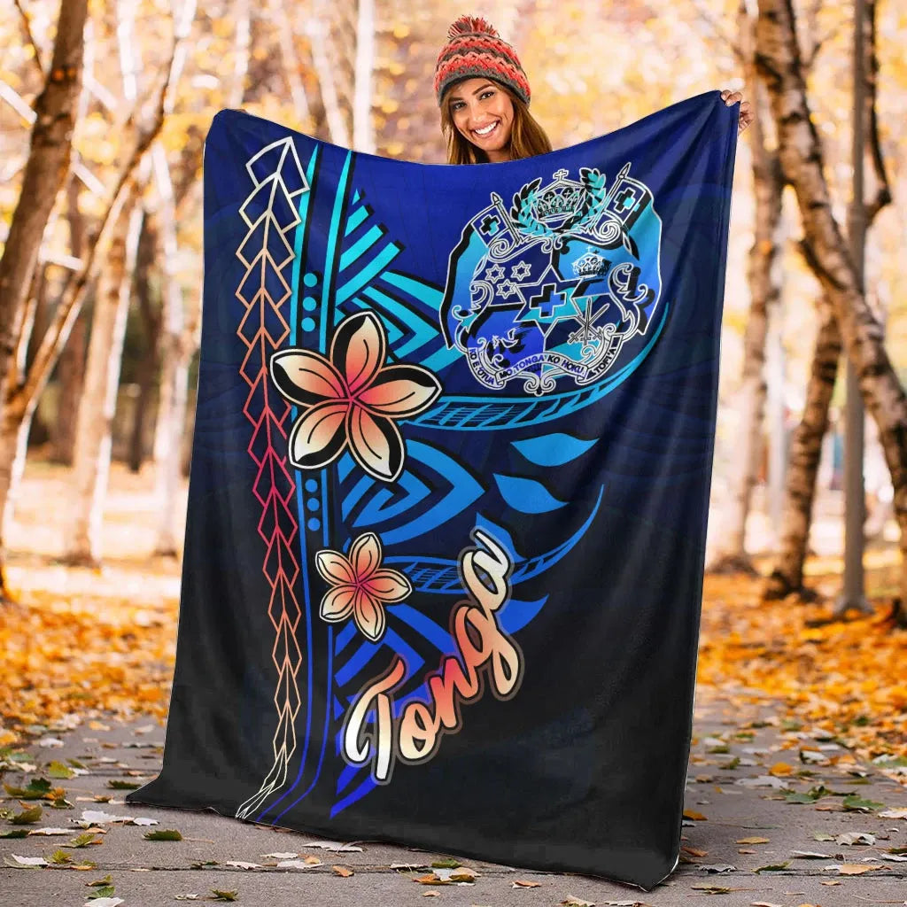 Tonga Premium Blanket - Vintage Tribal Mountain