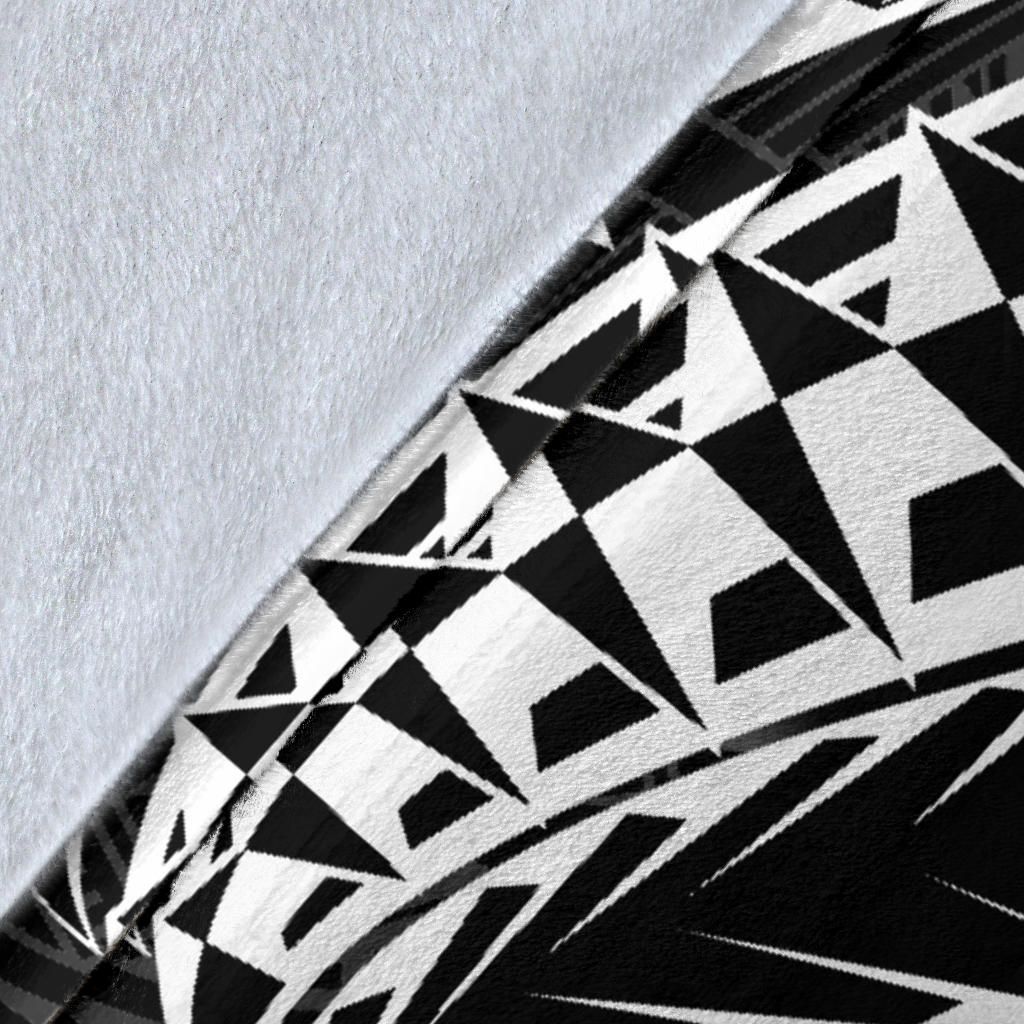 Tonga Premium Blanket  - White Shark Polynesian Tattoo