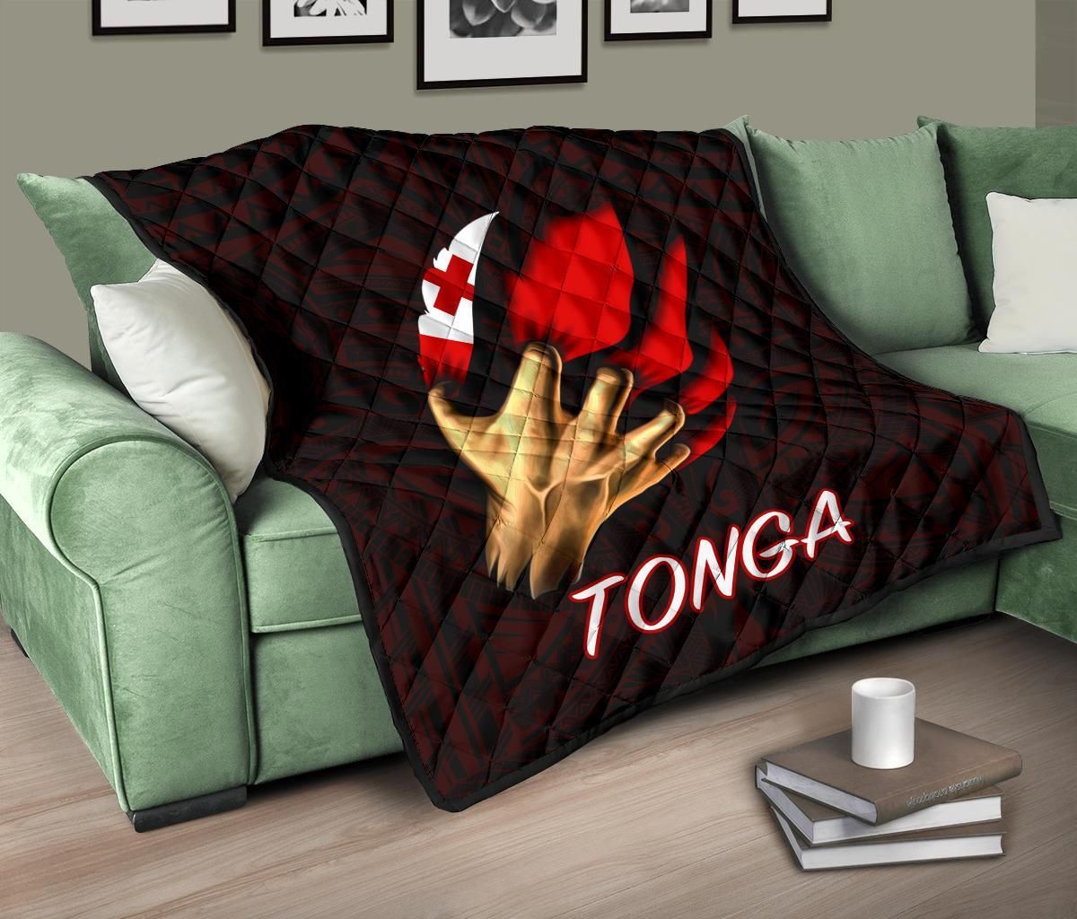 Tonga Premium Quilt - Tonga In Me (Red)