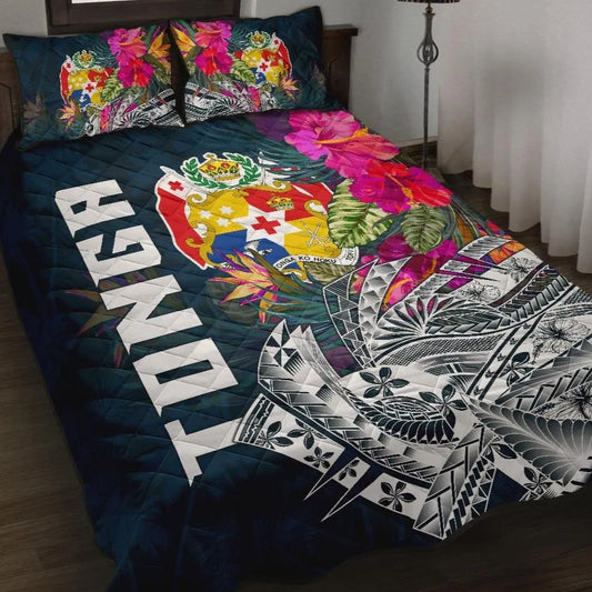 Tonga Quilt Bed Set - Tonga Summer Vibes