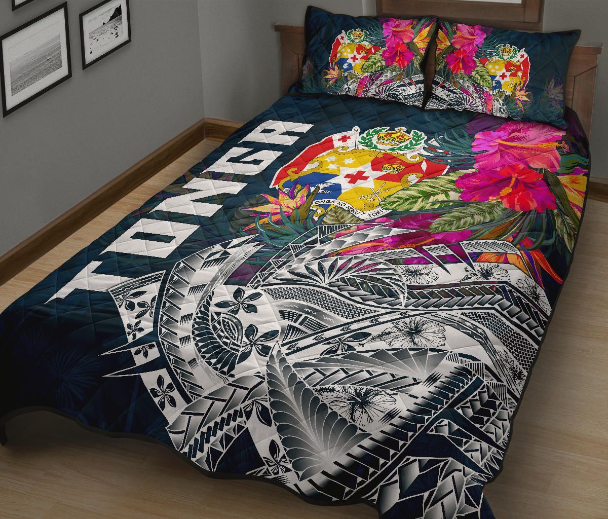 Tonga Quilt Bed Set - Tonga Summer Vibes