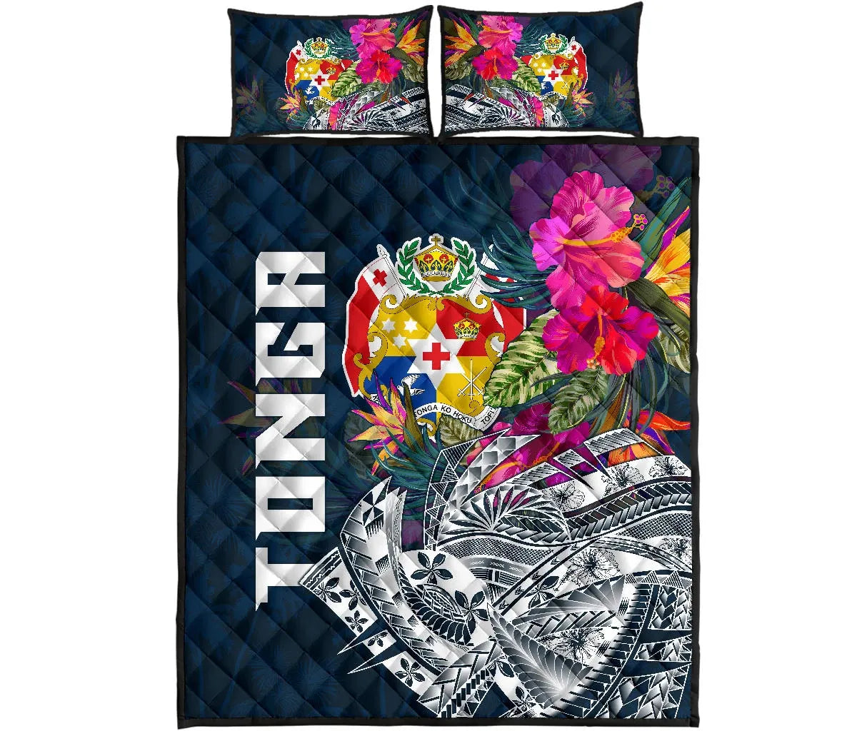 Tonga Quilt Bed Set - Tonga Summer Vibes