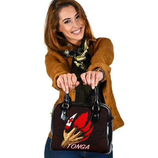 Tonga Shoulder Handbag - Tonga In Me (Red)